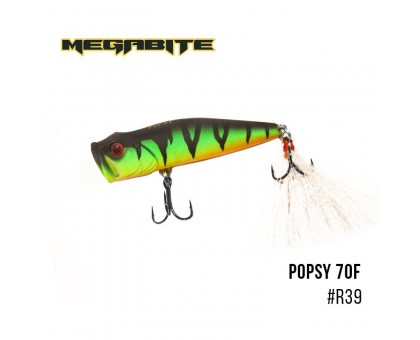 Воблер Megabite  Popsy 70F (70мм, 9гр)