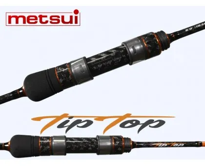 Спінінг Metsui Tip Top 602XULS (1,83м 0,4-2,5гр) Спінінг Metsui Tip Top 602XULS (1,83м 0,4-2,5гр)
