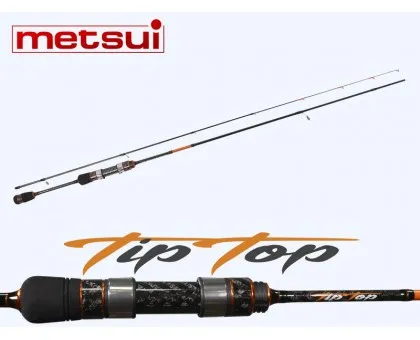 Спінінг Metsui Tip Top 602XULS (1,83м 0,4-2,5гр) Спінінг Metsui Tip Top 602XULS (1,83м 0,4-2,5гр)