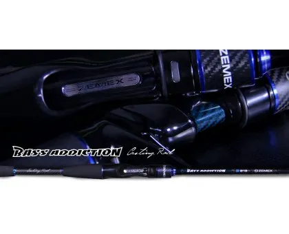 Спінінг Zemex Bass Addiction Casting 662L (1,98м 3,0-15,0гр) Спінінг Zemex Bass Addiction Casting 662L (1,98м 3,0-15,0гр)